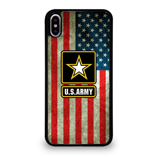 US ARMY USA MILITARY FLAG LOGO iPhone XS Max Case Cover