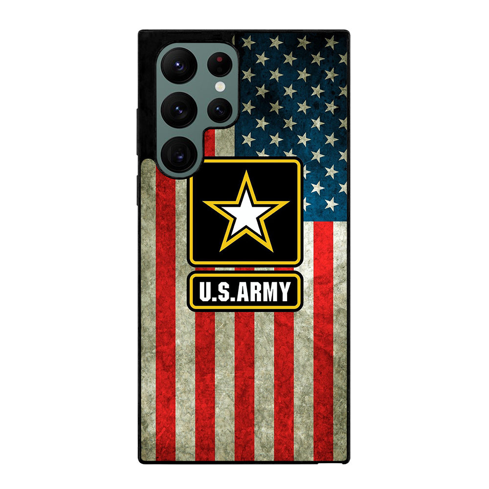 US ARMY USA MILITARY FLAG LOGO Samsung Galaxy S22 Ultra Case Cover