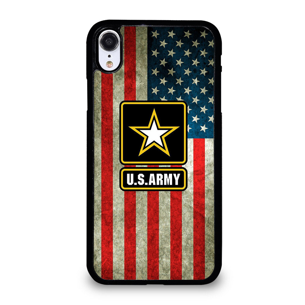 US ARMY USA MILITARY FLAG LOGO iPhone XR Case Cover