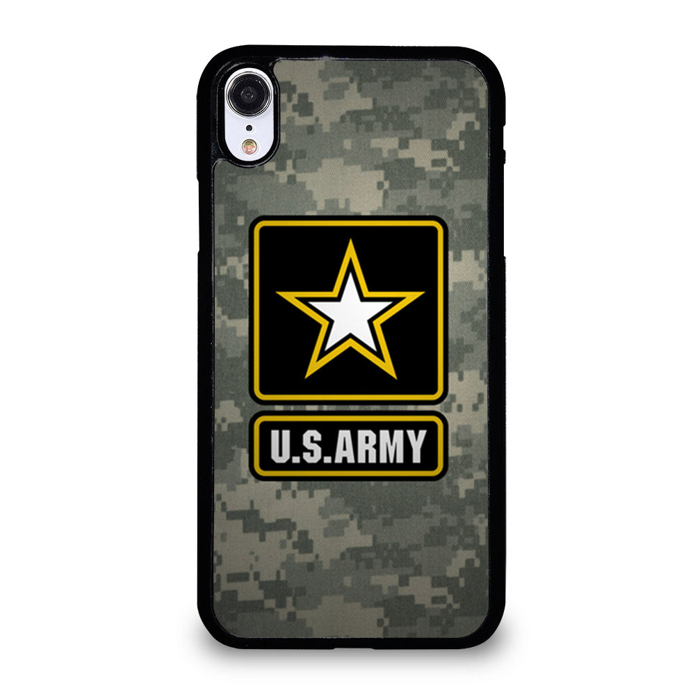 US ARMY USA MILITARY LOGO CAMO iPhone XR Case Cover