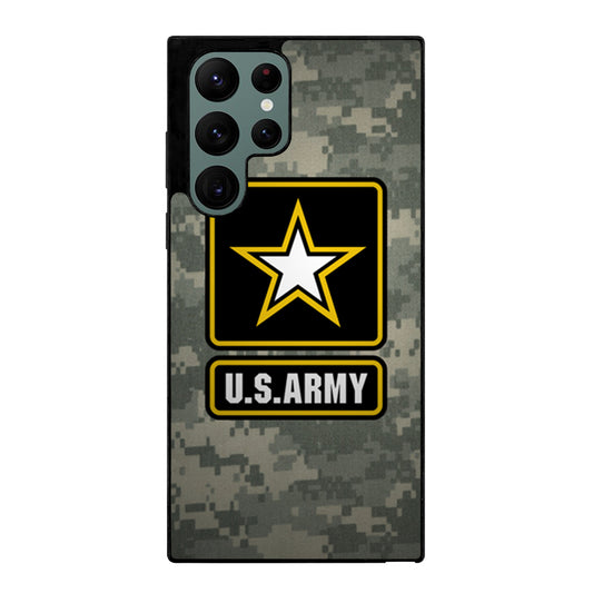 US ARMY USA MILITARY LOGO CAMO Samsung Galaxy S22 Ultra Case Cover