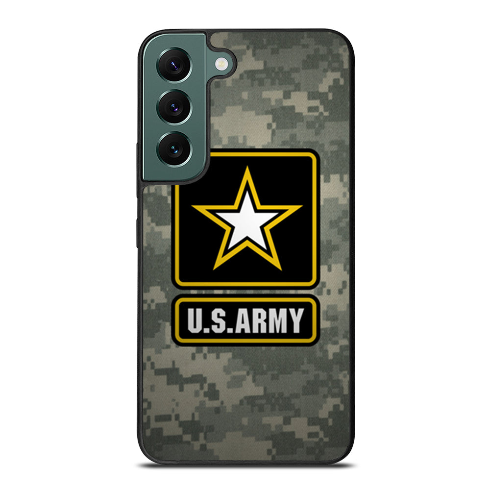 US ARMY USA MILITARY LOGO CAMO Samsung Galaxy S22 Case Cover