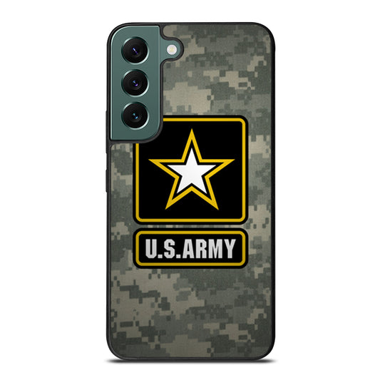 US ARMY USA MILITARY LOGO CAMO Samsung Galaxy S22 Case Cover