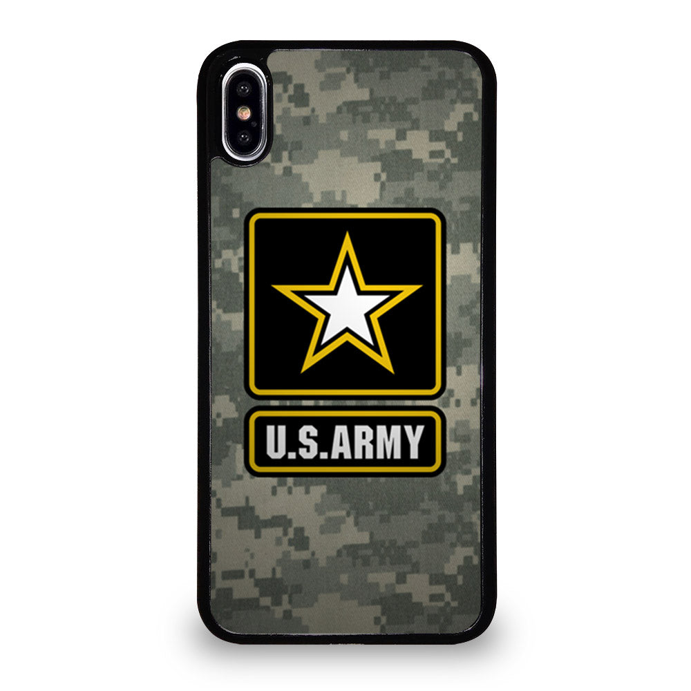 US ARMY USA MILITARY LOGO CAMO iPhone XS Max Case Cover