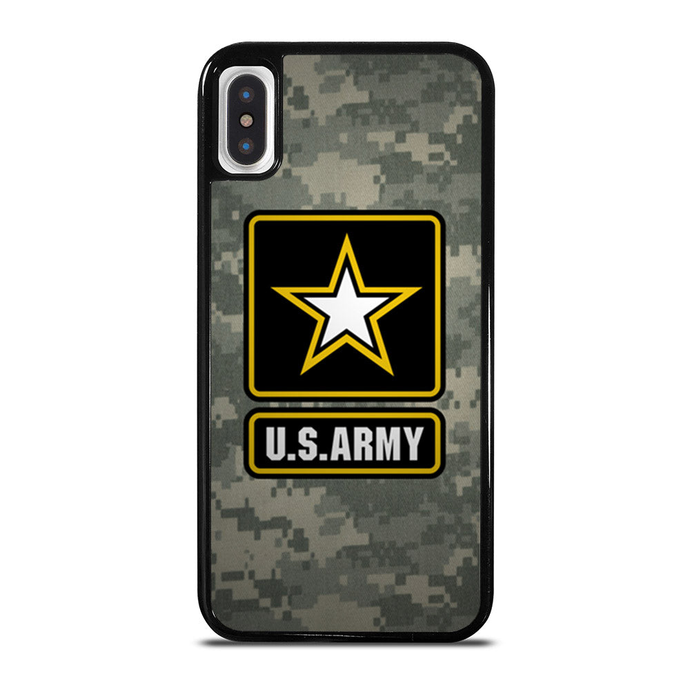 US ARMY USA MILITARY LOGO CAMO iPhone X / XS Case Cover