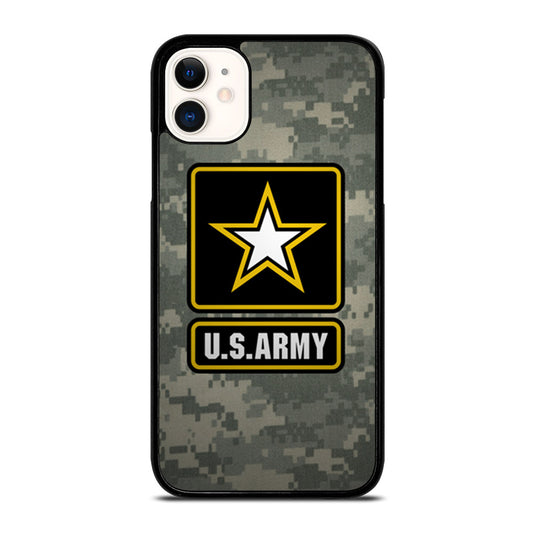 US ARMY USA MILITARY LOGO CAMO iPhone 11 Case Cover