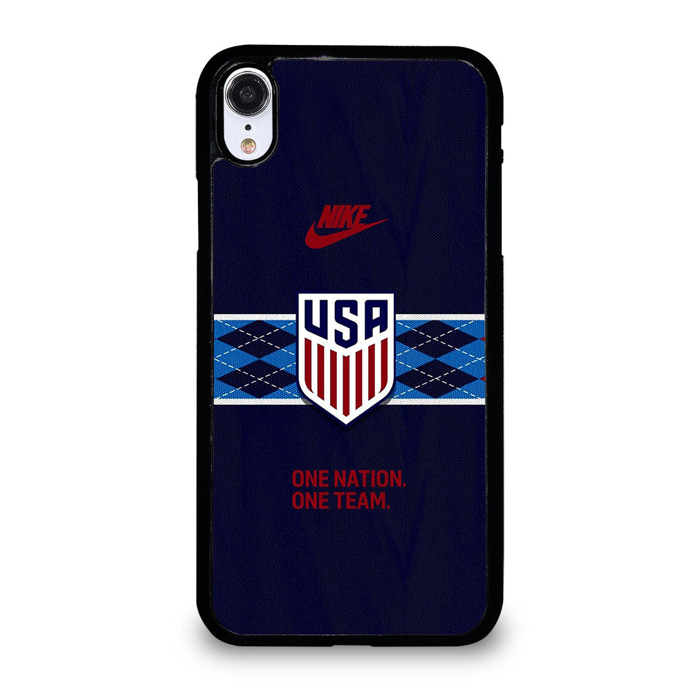 USA SOCCER TEAM ONE NATION ONE TEAM iPhone XR Case Cover