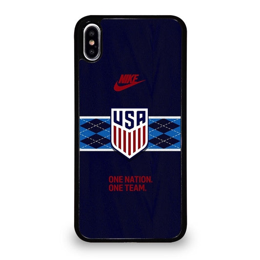 USA SOCCER TEAM ONE NATION ONE TEAM iPhone XS Max Case Cover