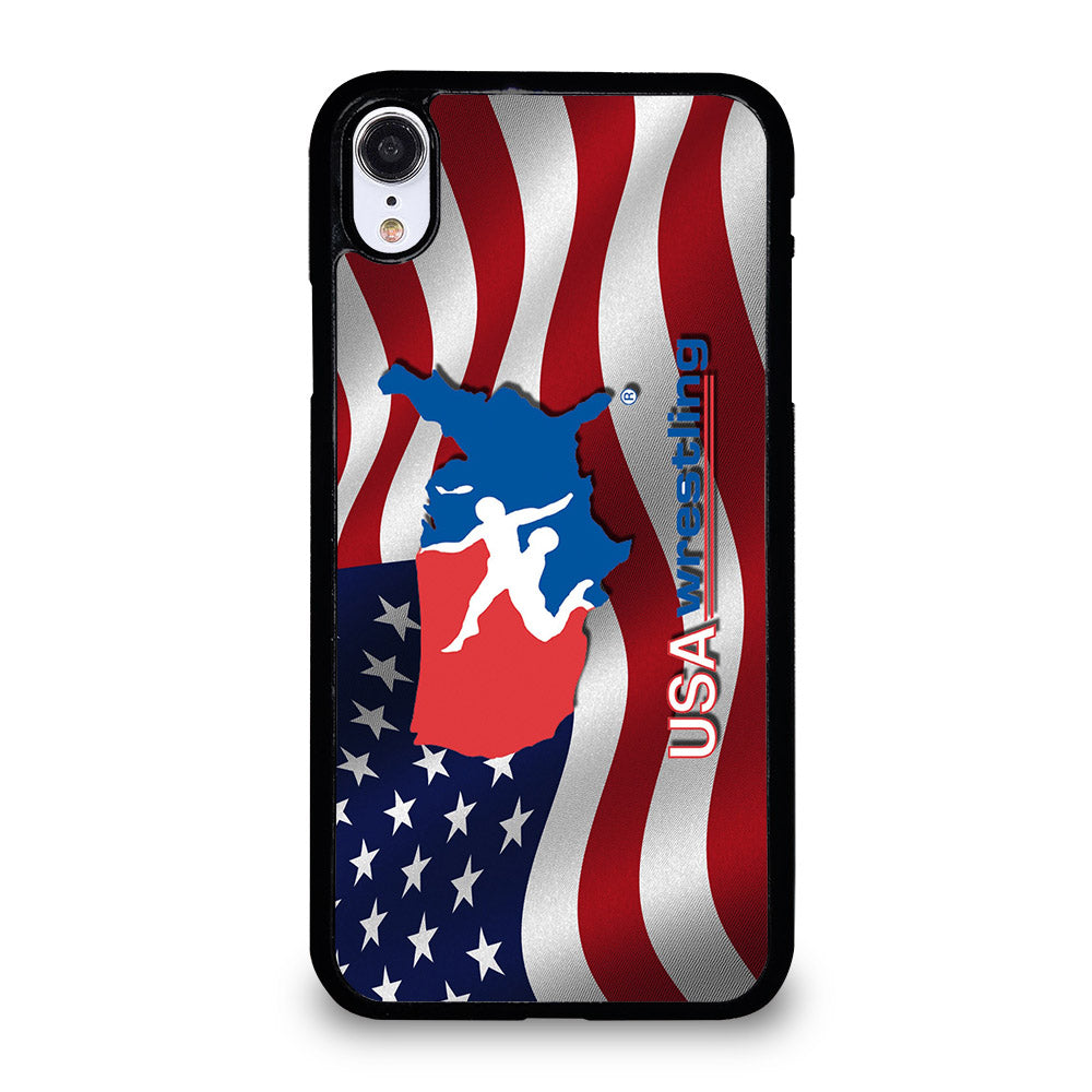 USA WRESTLING FLAG LOGO iPhone XR Case Cover