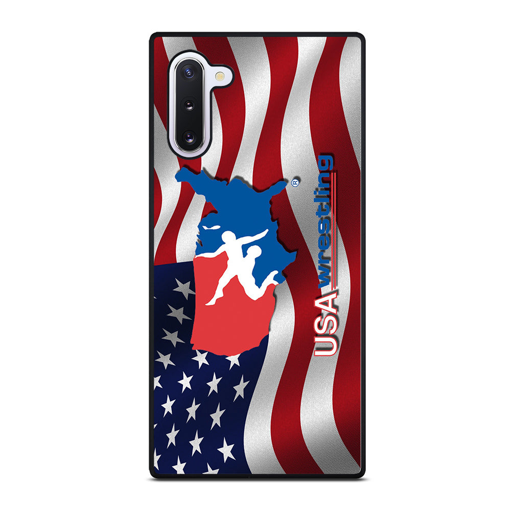 USA WRESTLING FLAG LOGO Samsung Galaxy Note 10 Case Cover