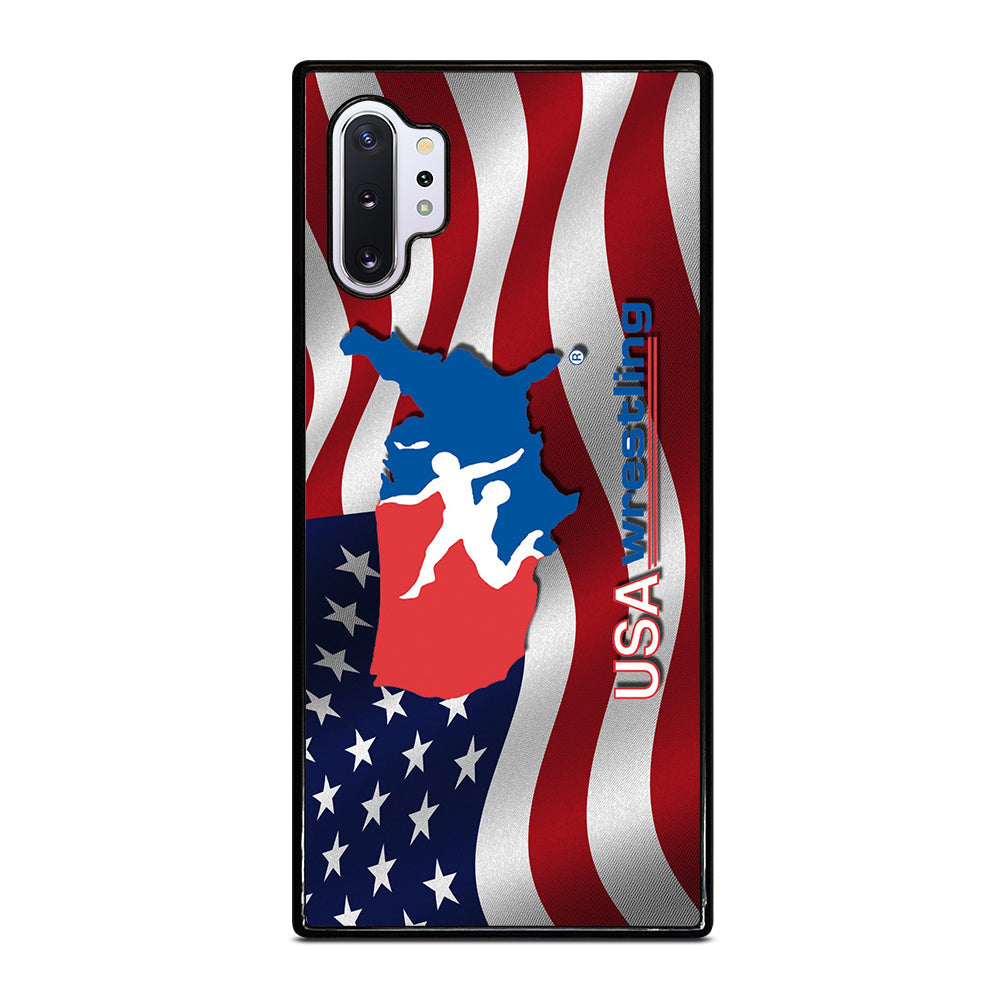 USA WRESTLING FLAG LOGO Samsung Galaxy Note 10 Plus Case Cover