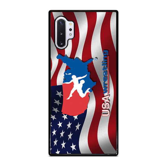 USA WRESTLING FLAG LOGO Samsung Galaxy Note 10 Plus Case Cover