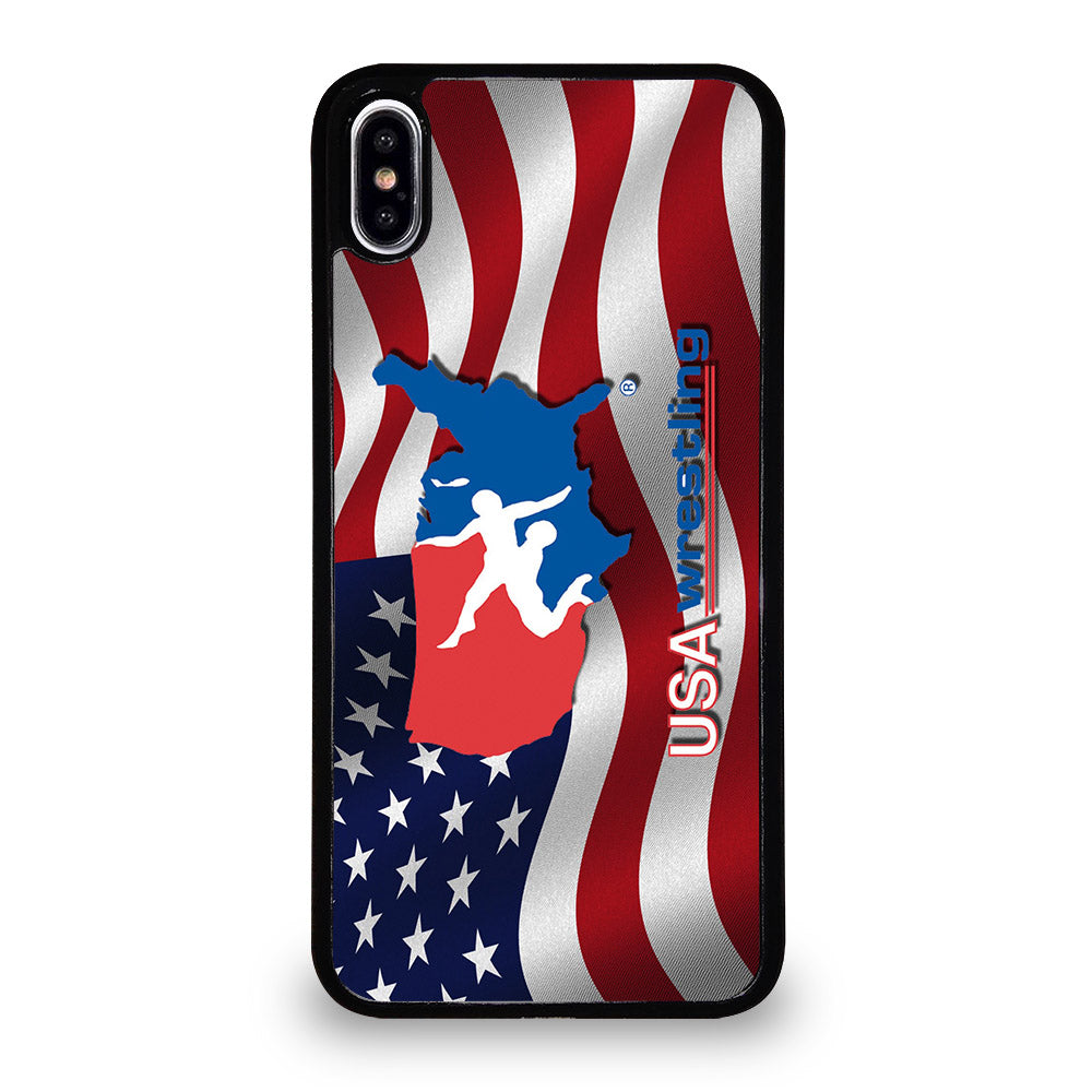 USA WRESTLING FLAG LOGO iPhone XS Max Case Cover