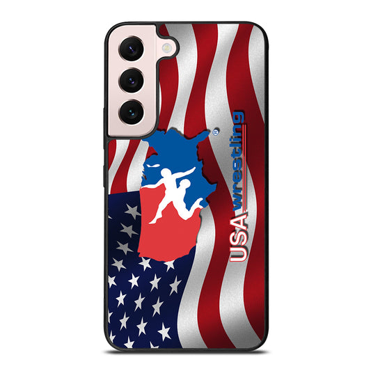 USA WRESTLING FLAG LOGO Samsung Galaxy S22 Plus Case Cover