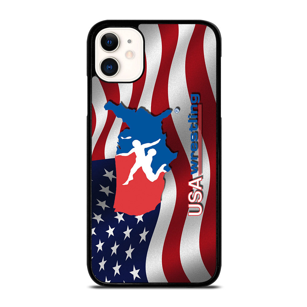 USA WRESTLING FLAG LOGO iPhone 11 Case Cover