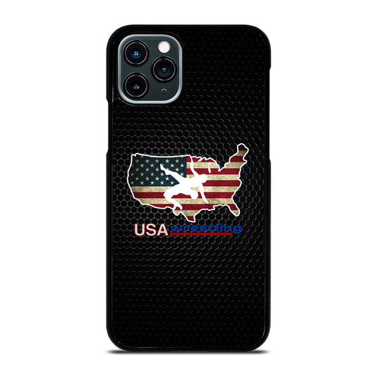 USA WRESTLING METAL LOGO iPhone 11 Pro Case Cover