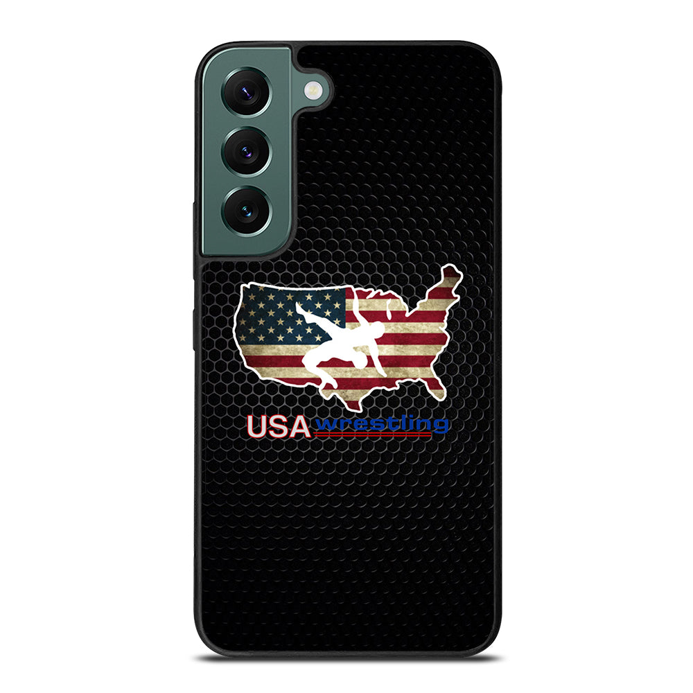 USA WRESTLING METAL LOGO Samsung Galaxy S22 Case Cover