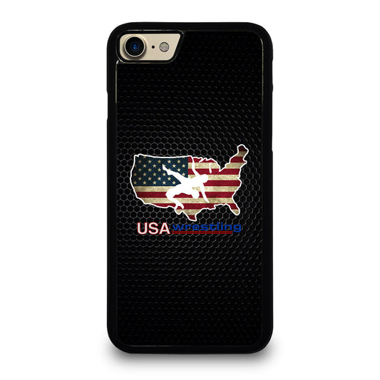 USA WRESTLING METAL LOGO iPhone 7 / 8 Case Cover