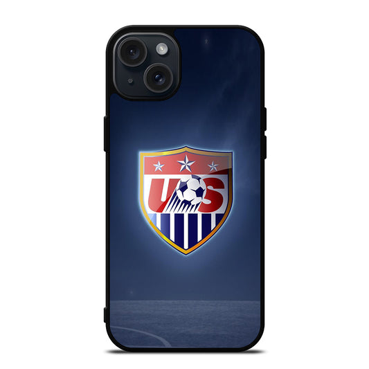 USA SOCCER TEAM LOGO iPhone 15 Plus Case Cover