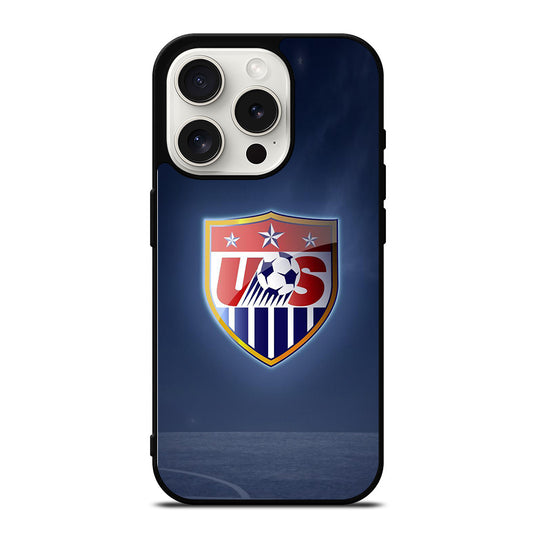 USA SOCCER TEAM LOGO iPhone 15 Pro Case Cover