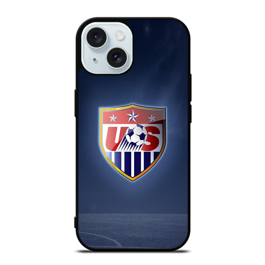USA SOCCER TEAM LOGO iPhone 15 Case Cover