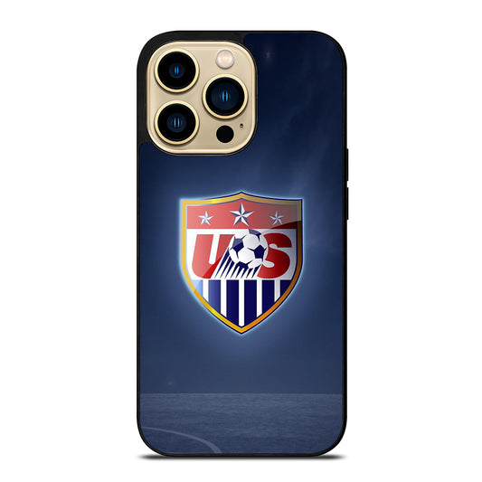 USA SOCCER TEAM LOGO iPhone 14 Pro Max Case Cover
