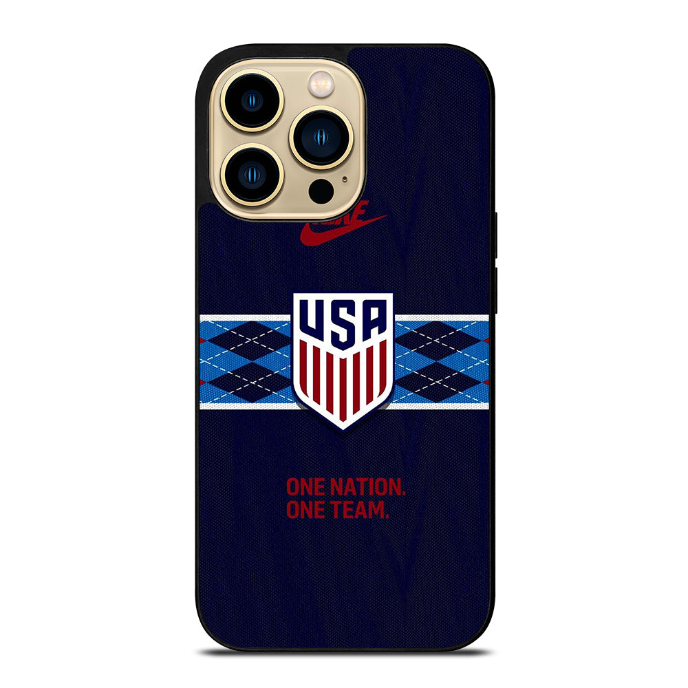 USA SOCCER TEAM ONE NATION ONE TEAM iPhone 14 Pro Max Case Cover