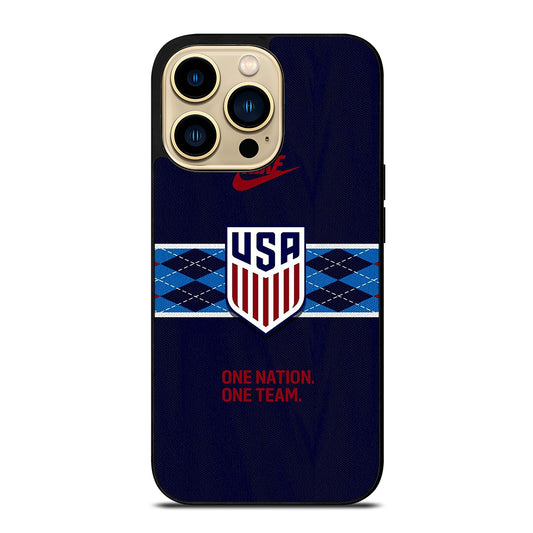 USA SOCCER TEAM ONE NATION ONE TEAM iPhone 14 Pro Max Case Cover