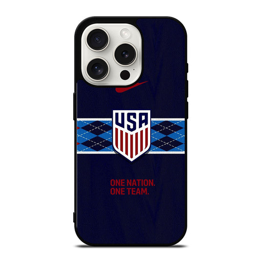 USA SOCCER TEAM ONE NATION ONE TEAM iPhone 15 Pro Case Cover