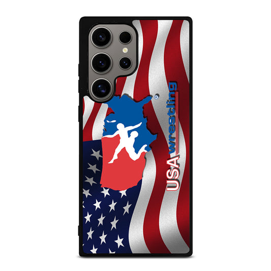 USA WRESTLING FLAG LOGO Samsung Galaxy S24 Ultra Case Cover