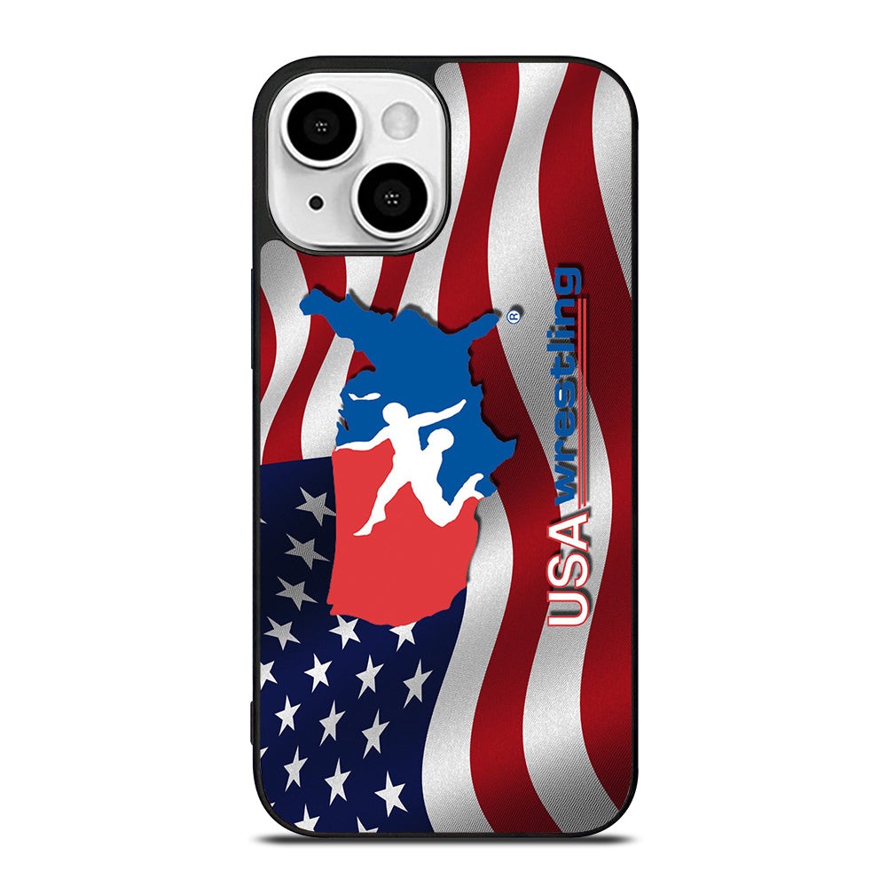 USA WRESTLING FLAG LOGO iPhone 13 Mini Case Cover