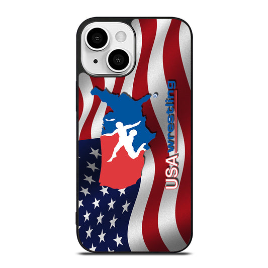 USA WRESTLING FLAG LOGO iPhone 13 Mini Case Cover