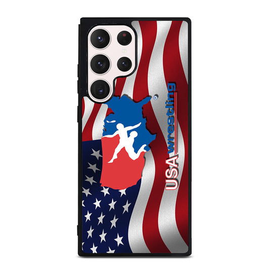 USA WRESTLING FLAG LOGO Samsung Galaxy S23 Ultra Case Cover