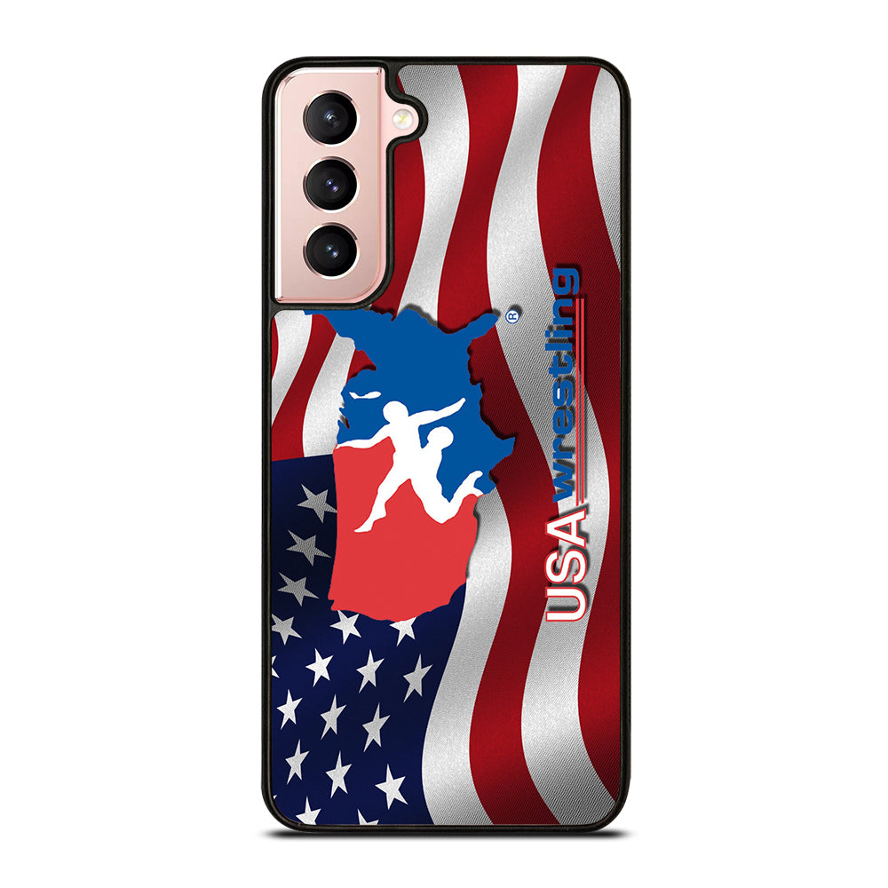USA WRESTLING FLAG LOGO Samsung Galaxy S21 Case Cover