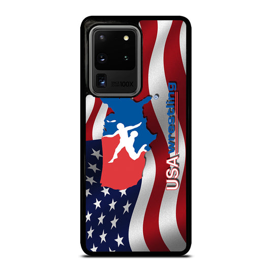 USA WRESTLING FLAG LOGO Samsung Galaxy S20 Ultra Case Cover