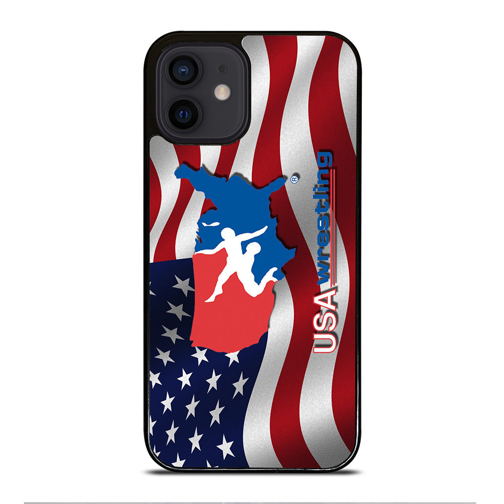 USA WRESTLING FLAG LOGO iPhone 12 Mini Case Cover