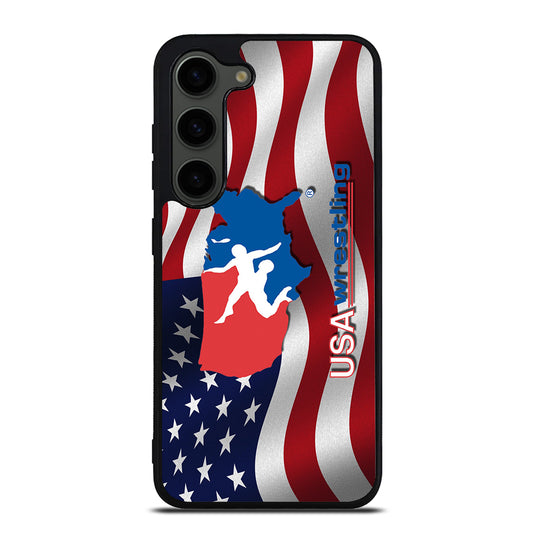 USA WRESTLING FLAG LOGO Samsung Galaxy S23 Plus Case Cover