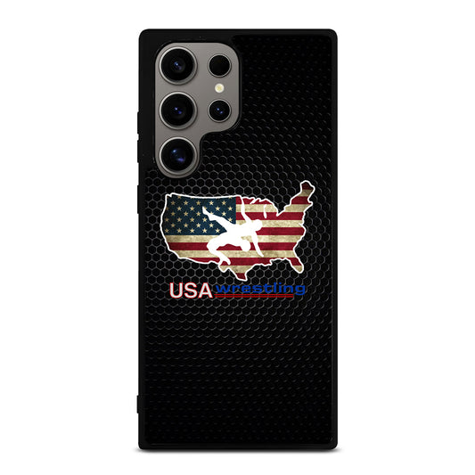 USA WRESTLING METAL LOGO Samsung Galaxy S24 Ultra Case Cover