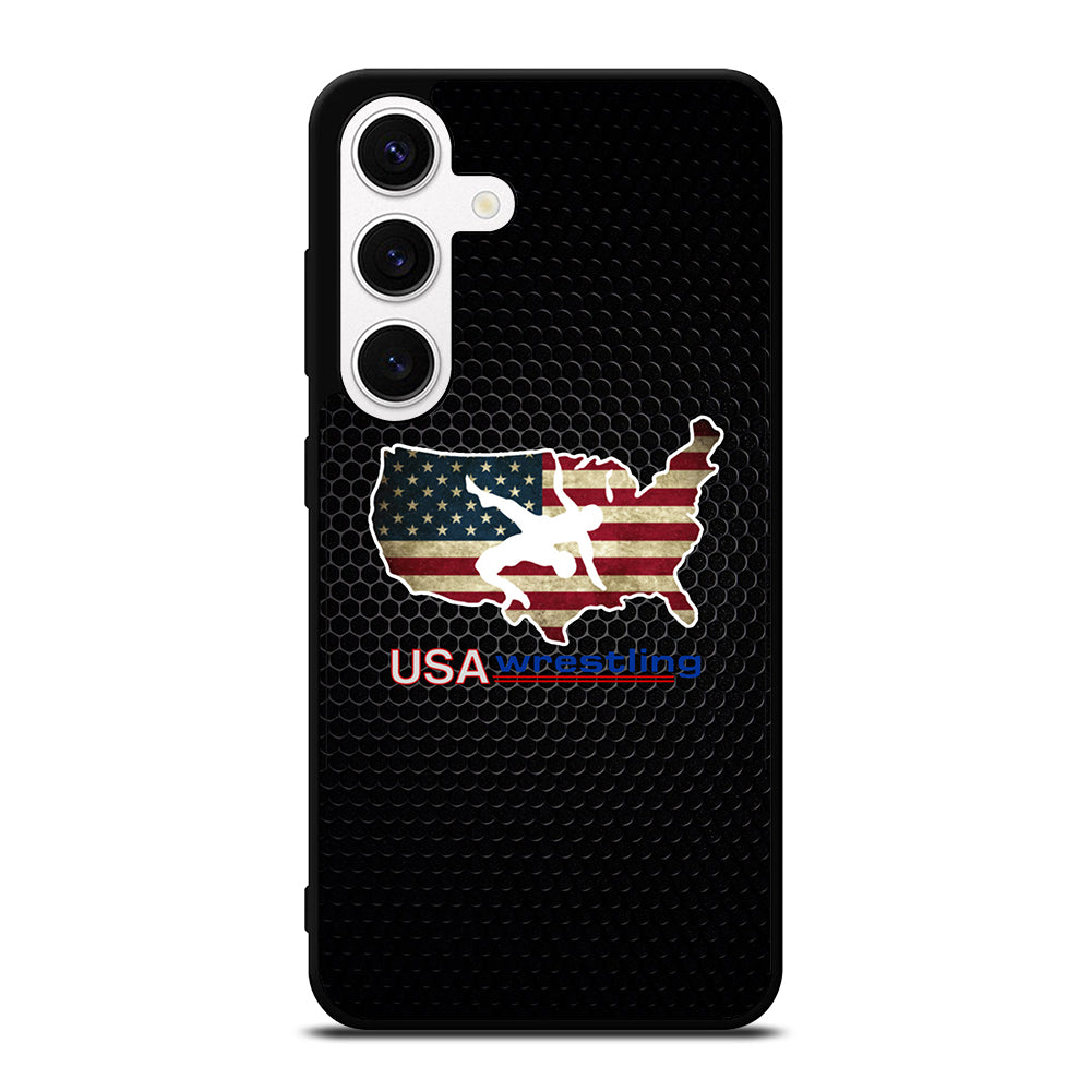 USA WRESTLING METAL LOGO Samsung Galaxy S24 Case Cover