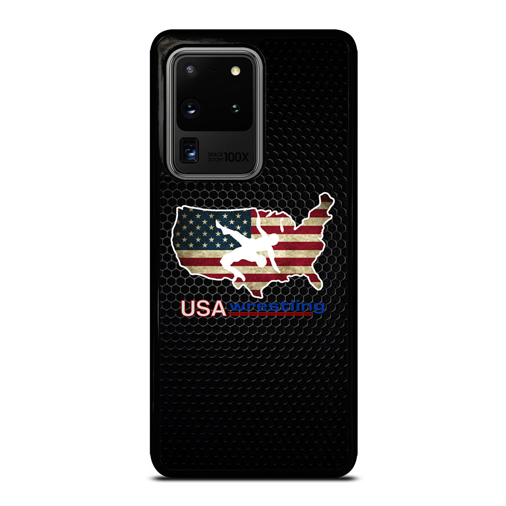 USA WRESTLING METAL LOGO Samsung Galaxy S20 Ultra Case Cover