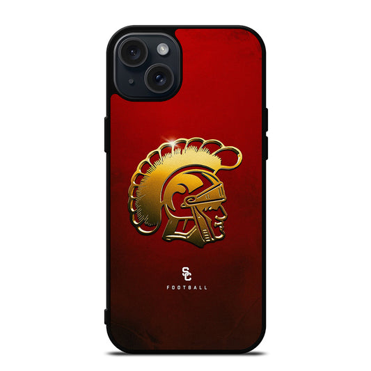 USC TROJANS GOLD LOGO iPhone 15 Plus Case Cover