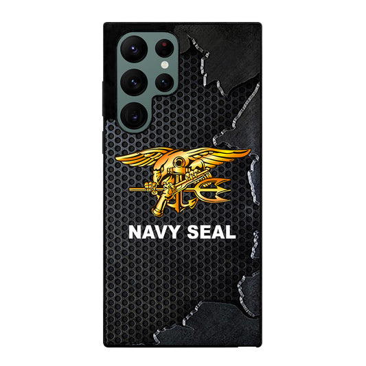 US NAVY SEAL LOGO METAL Samsung Galaxy S22 Ultra Case Cover