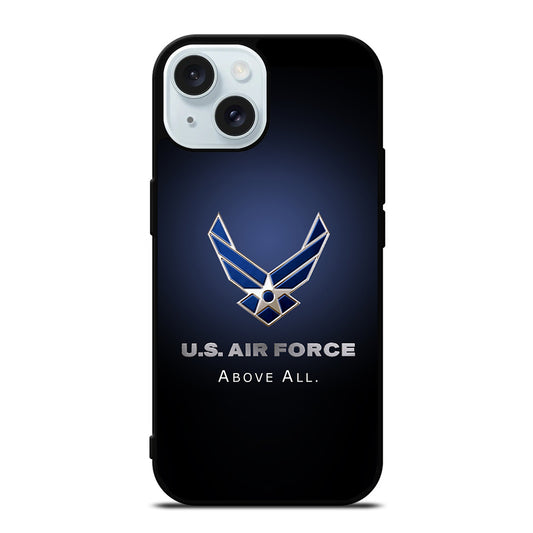 US AIR FORCE ABOVE ALL iPhone 15 Case Cover