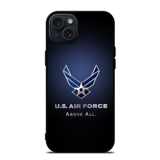 US AIR FORCE ABOVE ALL iPhone 15 Plus Case Cover