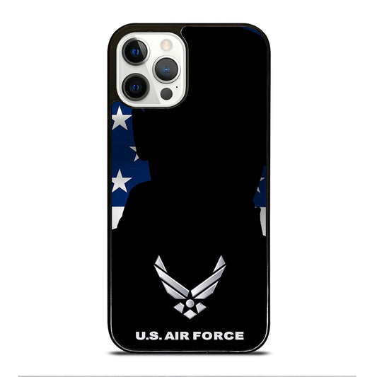 US AIR FORCE AMERICAN FLAG iPhone 12 Pro Case Cover