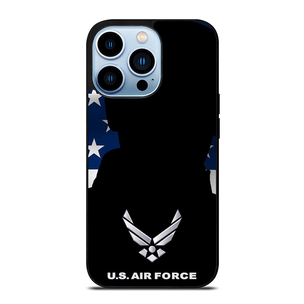 US AIR FORCE AMERICAN FLAG iPhone 13 Pro Max Case Cover