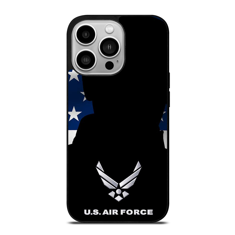 US AIR FORCE AMERICAN FLAG iPhone 14 Pro Case Cover
