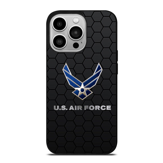 US AIR FORCE LOGO HEXAGON iPhone 14 Pro Case Cover