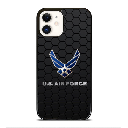 US AIR FORCE LOGO HEXAGON iPhone 12 Case Cover