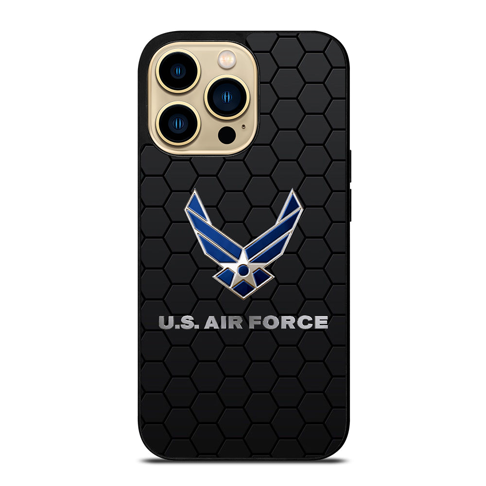 US AIR FORCE LOGO HEXAGON iPhone 14 Pro Max Case Cover